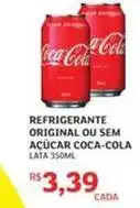 Assaí Atacadista Coca-cola - refrigerante original ou sem açúcar oferta