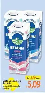 Atacadão Betânia - leite longa vida oferta