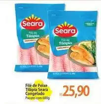 Seara - filé de peixe tilápia