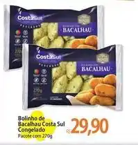 Atacadão Costa sul - bolinho de bacalhau sul congelado oferta