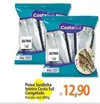 Atacadão Costa sul - peixe sardinha inteira congelado oferta