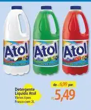 Atacadão Atol - detergente liquido oferta