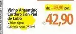 De - vinho argentino cordero con piel de lobo