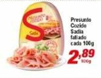 Ricoy Supermercados Presunto Cozido Sadia fatiado cada 100g oferta