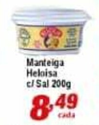 Ricoy Supermercados Manteiga Heloisa c/ sal 200g oferta