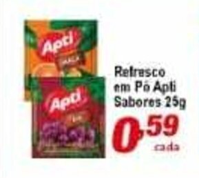 Ricoy Supermercados Refresco em po Apti sabores 25g oferta