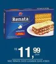 DB Supermercados Renata - mac ovos lasanha oferta