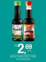 DB Supermercados Shoyu - molho satis suave/intenso oferta