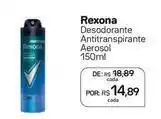 Drogal Rexona - desodorante antitranspirante aerosol oferta