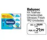 Drogal Babysec - kit toalhas umedecidas ultrasec fresh oferta