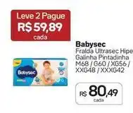 Drogal Babysec - fralda ultrasec hipe galinha pintadinha m68 oferta