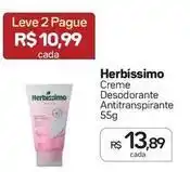 Drogal Herbissimo - creme desodorante antitranspirante oferta