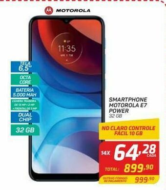 GBarbosa Smartphone motorola e7 power 32 gb oferta