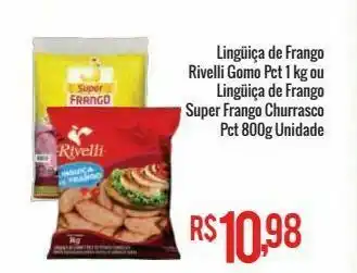 Mart Minas Linguiça de frango rivelli oferta