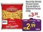 Muffato Floriani - macarrão sêmola cortes oferta