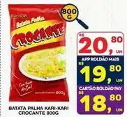 Roldão Crocante - batata palha oferta