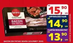 Roldão Gourmet - bacon em fatias oferta