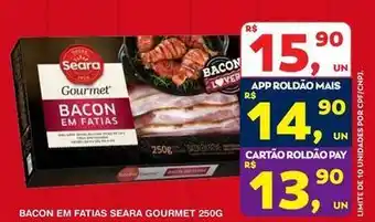 Gourmet - bacon em fatias