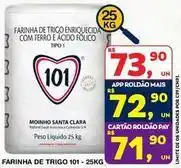 Roldão 101 - farinha de trigo enriquecida com ferro e acido folico oferta