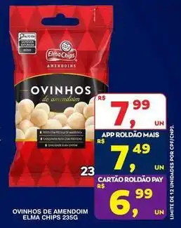 Elma chips - ovinhos de amendoim