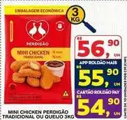 Roldão Perdigão - mini chicken tradicional ou queijo oferta