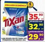 Roldão Tixan ypê - lava roupa em po primavera ou maciez oferta