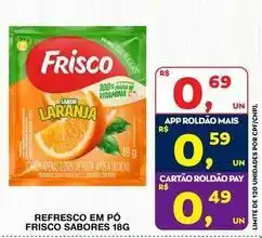 Roldão Frisco - refresco em po oferta