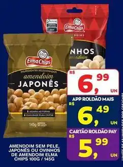 Roldão Elma chips - amendoim sem pele, japonés ou ovinchos de amendoim oferta