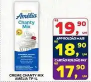 Roldão Amélia - creme chanty mix oferta