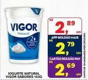 Roldão Vigor - iogurte natural oferta