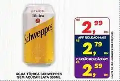 Roldão Schweppes - água tônica oferta