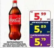 Roldão Coca-cola - refrigerante original ou sem açúcar pet oferta
