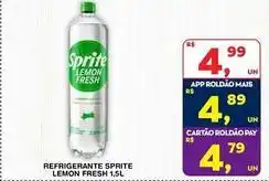 Roldão Sprite - refrigerante lemon fresh oferta