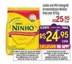 Muffato Ninho - leite em pó integral instatantoneo pacote oferta