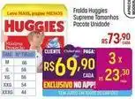 Muffato Huggies - fralda supreme tamanhos pacote unidade oferta