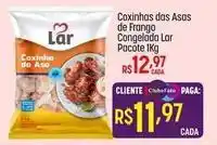 Muffato Lar - coxinhas das asas de frango congelada oferta