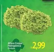 Atacadão Alface crespa hidroponica oferta