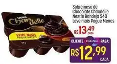 Muffato Nestlé - sobremesa de chocolate chandelle bandeja oferta