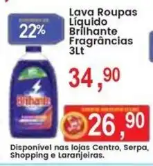 Lava Roupas Líquido Brilhante Fragrâncias