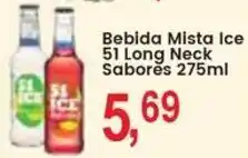 Federzoni Supermercados Bebida Mista Ice 51 Long Neck Sabores oferta