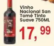 Federzoni Supermercados Vinho Nacional San Tomé Tinto Suave oferta