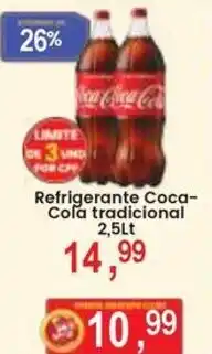Federzoni Supermercados Refrigerante coca-cola tradicional oferta