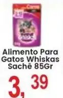 Federzoni Supermercados Alimento para gatos whiskas sachê oferta