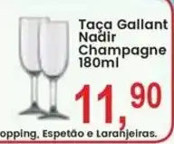 Federzoni Supermercados Taça Gallant Nadir Champagne oferta