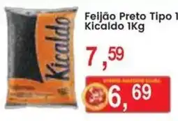 Federzoni Supermercados Feijão Preto Tipo 1 Kicaldo oferta