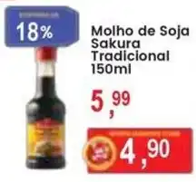 Federzoni Supermercados Molho de Soja Sakura Tradicional oferta