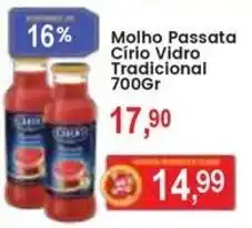 Federzoni Supermercados Molho Passata Cirio Vidro Tradicional oferta