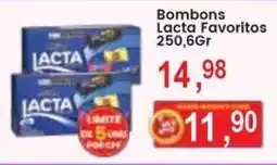Federzoni Supermercados Bombons lacta favoritos oferta