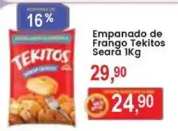 Federzoni Supermercados Empanado de Frango Tekitos Seara oferta