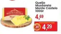 Federzoni Supermercados Queijo Mussarela Monte Castelo oferta